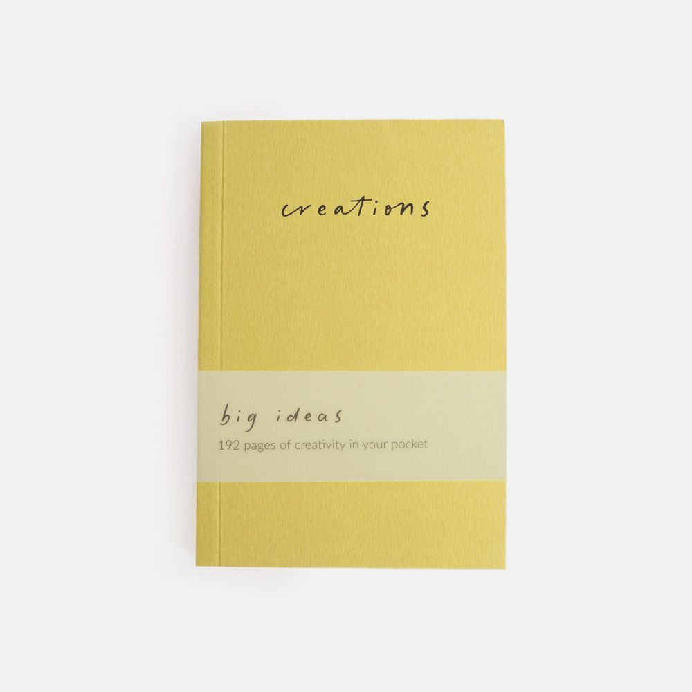 Green 'Creations' A6 Softback Notebook