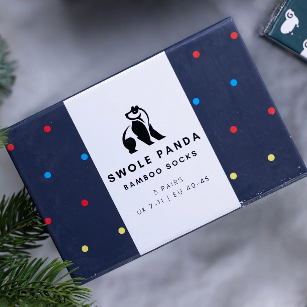 Bamboo Socks - Multi Spot Box - 3 Pairs