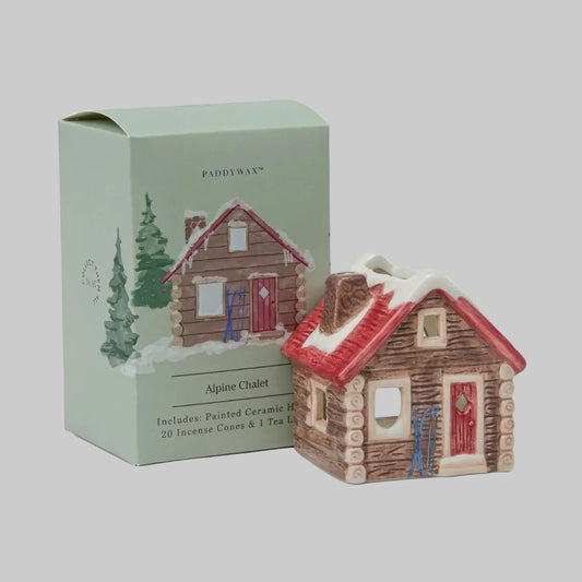 Alpine Chalet Incense & Tea Light Holder
