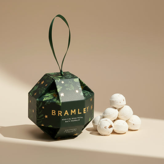 Rose Petal Bath Bombs Bauble