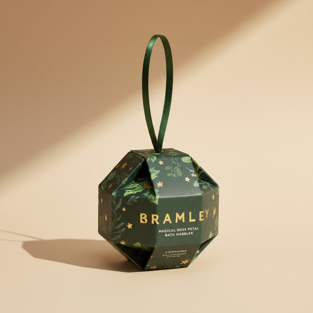 Rose Petal Bath Bombs Bauble