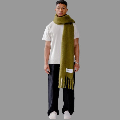 The Reykjavik Scarf - 100% Recycled - Green