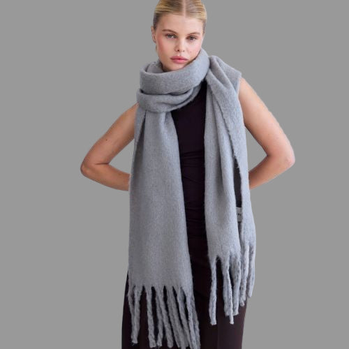 The Reykjavik Scarf - 100% Recycled -  Grey
