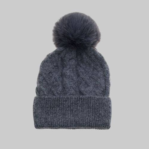 Bobble Hat - Slate