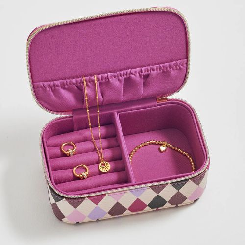 Harliquin Print Mini Jewellery Box - Multi