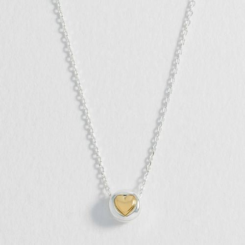 Heart Disc Bead Necklace