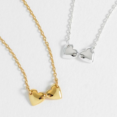 Connected Hearts Necklace - Gold