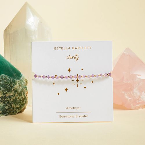 Wellness Amethyst Gemstone Amelia Bracelet