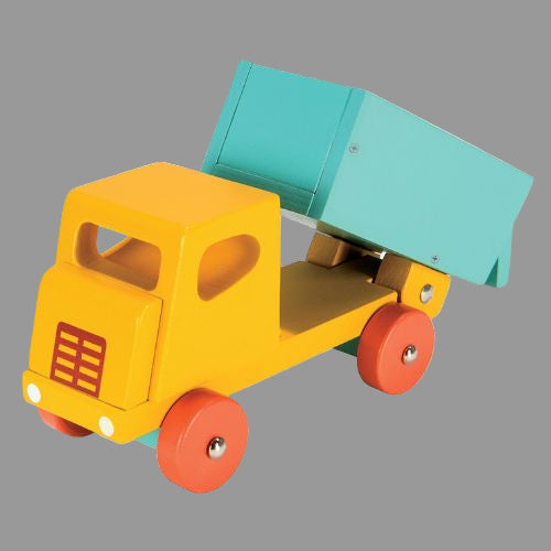 Yellow Lorry Dumper Truck