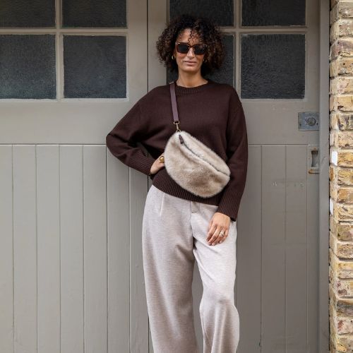 Fulham Sling Bag - Faux Fur