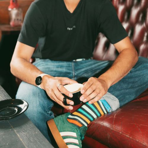 Bamboo Socks - Striped Gradient