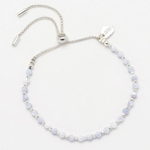 Estella Bartlett Amelia Bracelet - Blue Lace Agagte