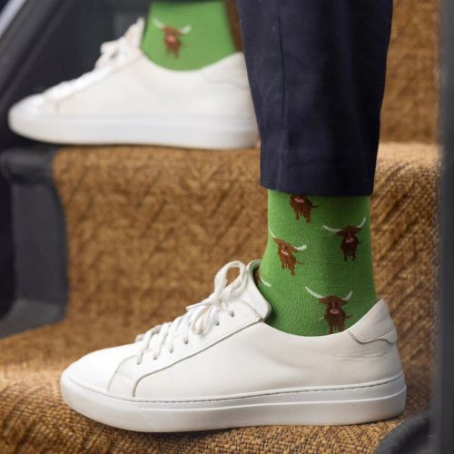 Bamboo Socks - Highland Cow