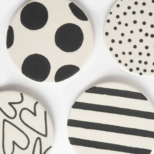Mono Pattern Coasters