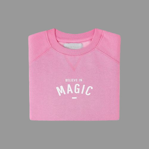 Believe In Magic SweatShirt - Hot Pink