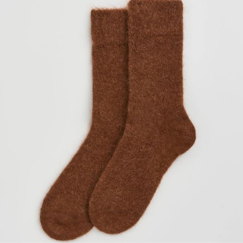 Chestnut Brown Ultra Soft Alpaca Socks