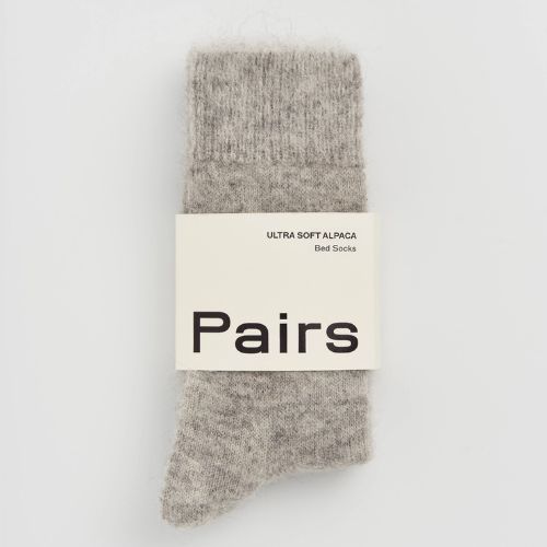 Correct Grey Ultra Soft Alpaca Bed Socks