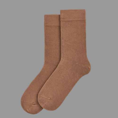 Biscuit Beige Bamboo Socks