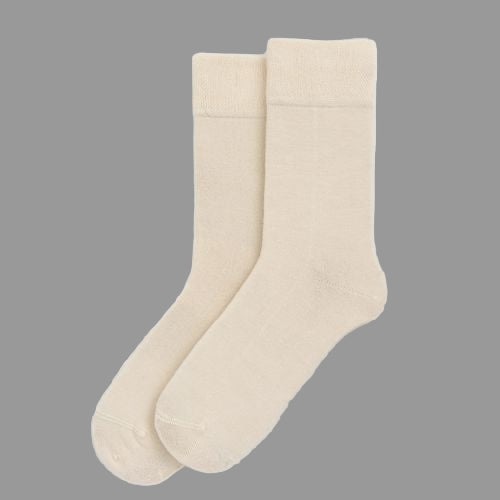 Clotted Cream Bamboo Socks
