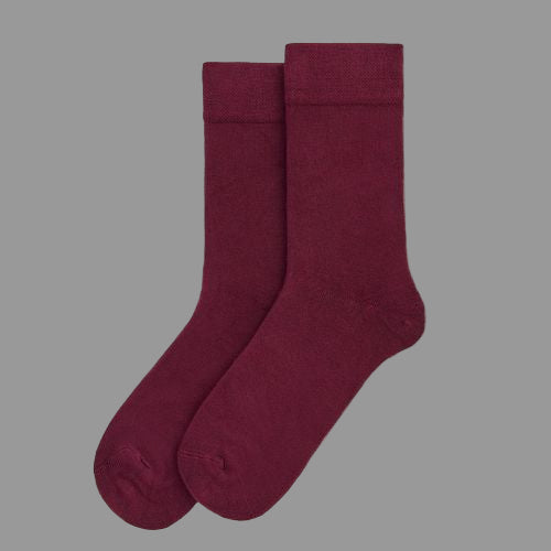 Dark Plum Bamboo Socks