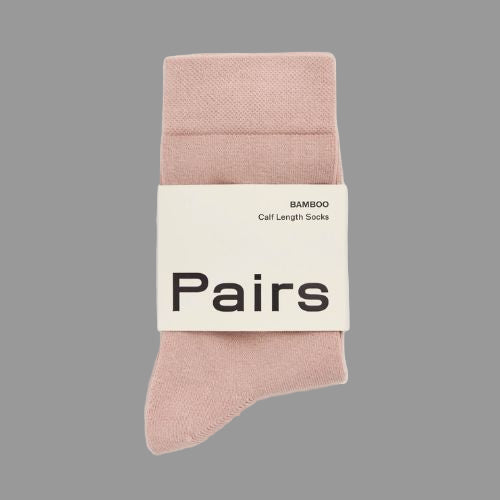 Faded Pink Bamboo Socks