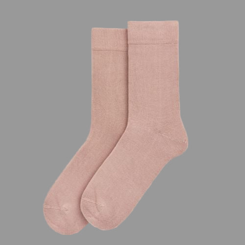 Faded Pink Bamboo Socks