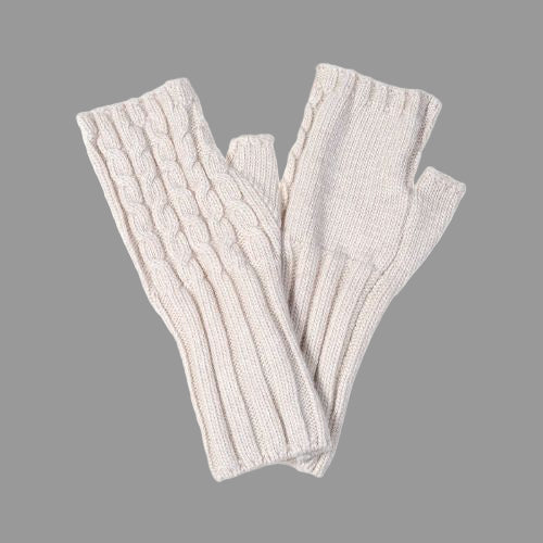 Fingerless Gloves - Linen
