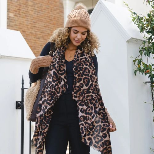 Fingerless Gloves - Mocha Mousse