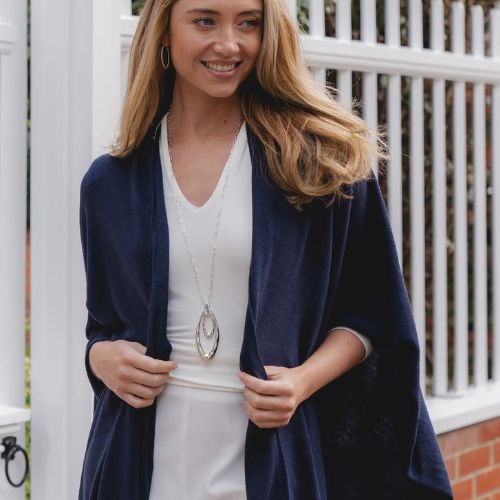 Tilly Wrap - Navy