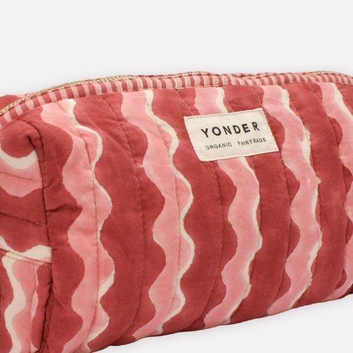 Quilted Wash Bag  Whirly - Jam