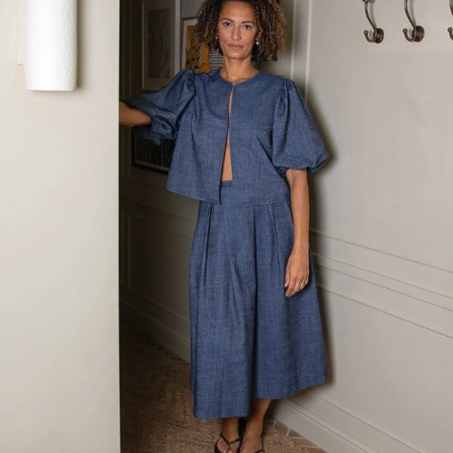 Gloria Skirt - Dark Denim