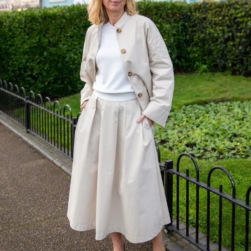 Gloria Skirt - White