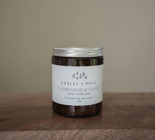 Clementine & Clove Christmas Candle
