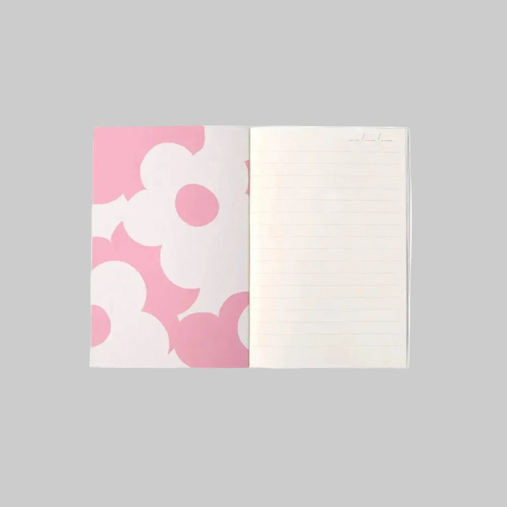 Blue & Wine Stripe A6 Softback Notebook