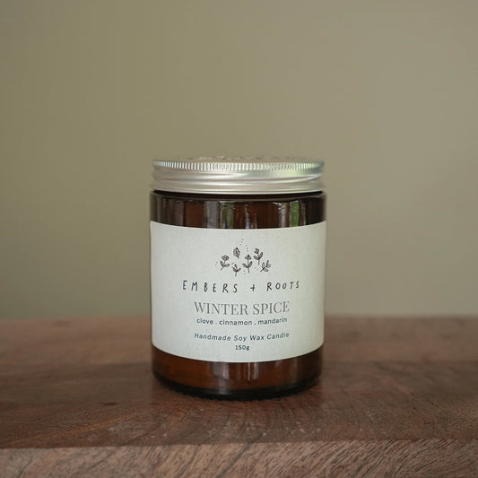 Winter Spice Christmas  Candle